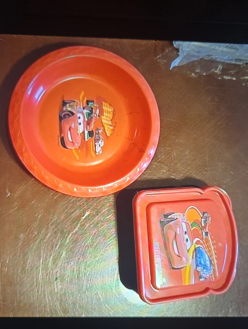 Cars Bowl And Sandwich Box